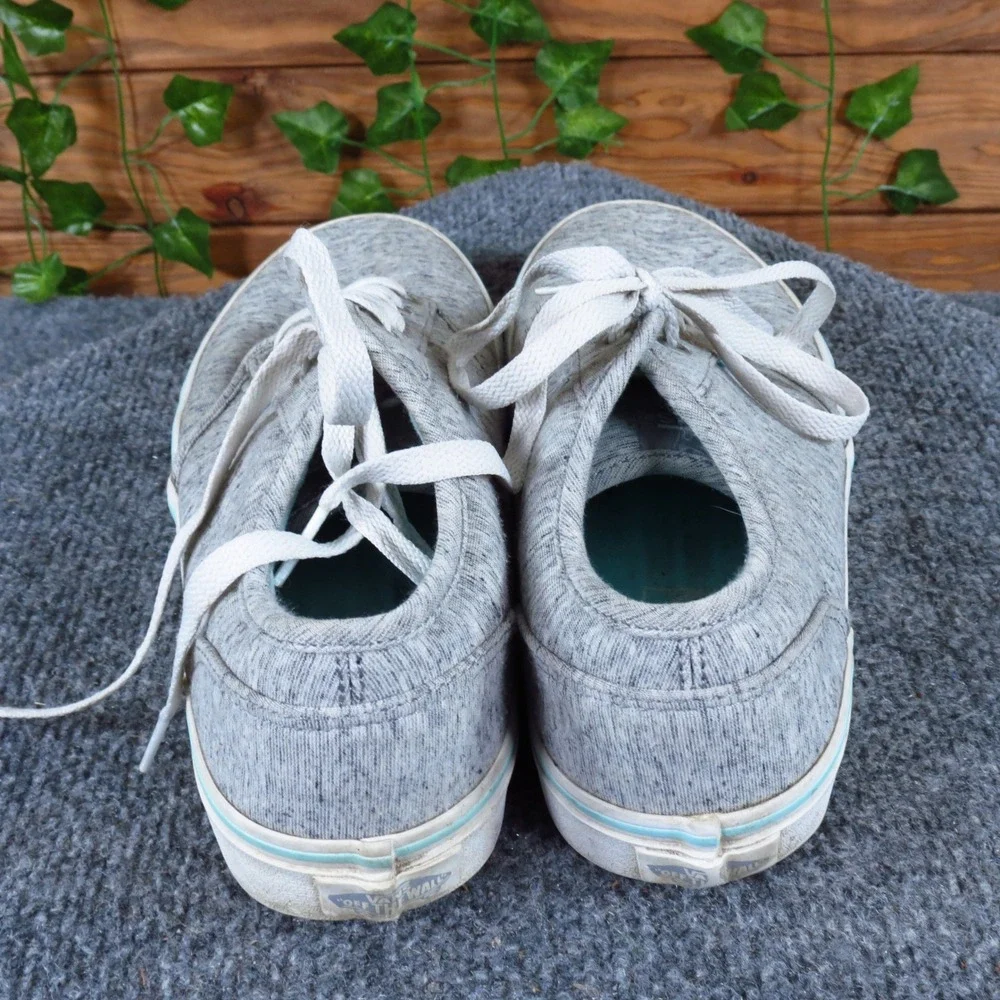 Vans Atwood Women Athletic Skate Shoes‎ Size 8.5 Casual Walking Grey Fabric